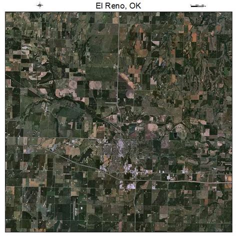 Aerial Photography Map of El Reno, OK Oklahoma