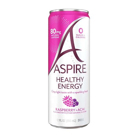 Aspire Zero Sugar Healthy Energy Drink - Raspberry + Acai - Shop Diet ...