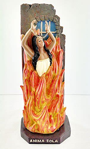 11.5 Inch Anima Sola Statue Lonely Soul Purgatory Collectible Religious ...