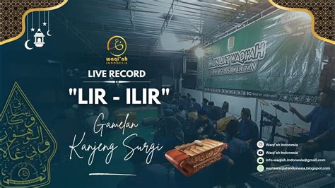 (LIVE) LIR-ILIR - Gamelan Kanjeng Surgi - YouTube