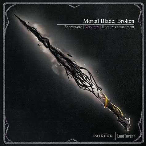 Mortal Blade | Dnd sorcerer, Warlock dnd, Dungeons and dragons homebrew