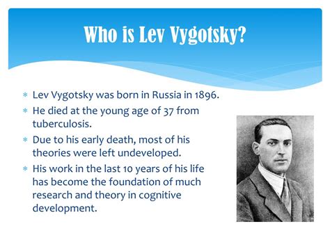 PPT - Lev Vygotsky’s Social Development Theory PowerPoint Presentation ...