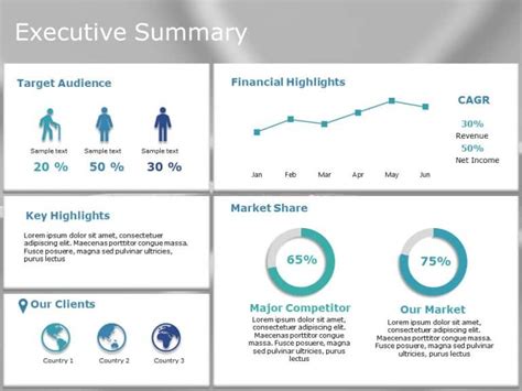 Presentation Executive Summary Template