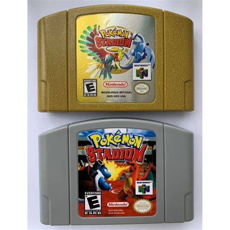 Pokemon Stadium 1 + Pokemon Stadium 2 Nintendo 64 Novos N64 | Shopee Brasil