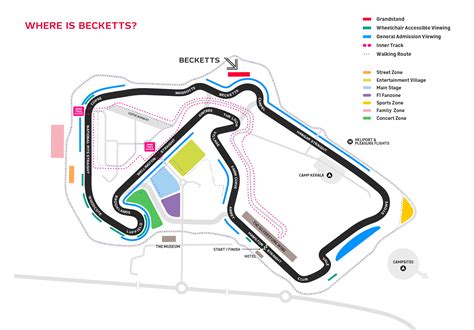 Silverstone Becketts Corner Grandstand: Seating Plan & View Info