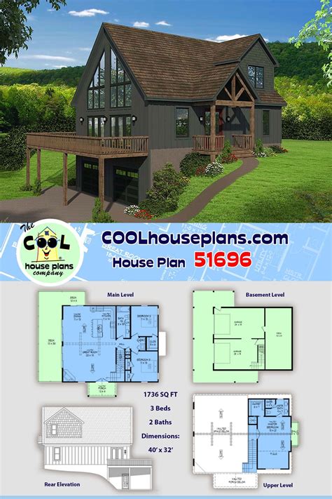 Hillside House Plans With Garage Underneath - homeplan.cloud