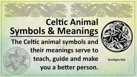 Celtic Animal Symbols: The Mysteries of the Animals - SunSigns.Net