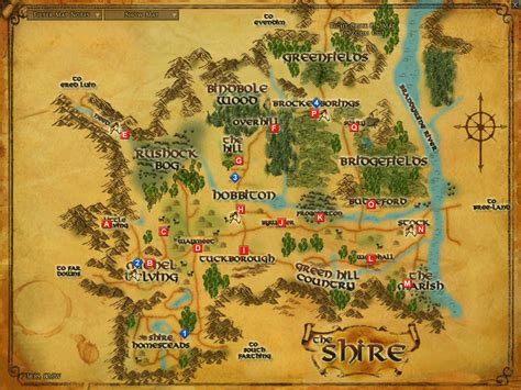 The Shire | The hobbit, Map, Lord of the rings