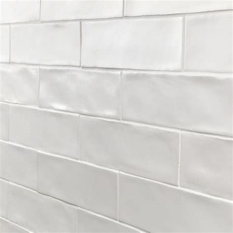 Bayou White 3x12 Matte Ceramic Subway Wall Tile | Subway tile ...