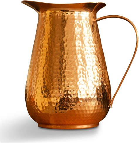 Kosdeg Copper Pitcher Extra Large 68 Oz - Drink More Water Lower Your ...