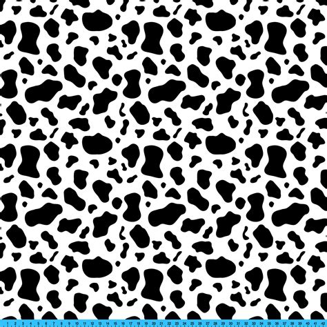 Cow Print Fabric Pattern Printed By the Yard, Half Yard and Fat Quarte ...