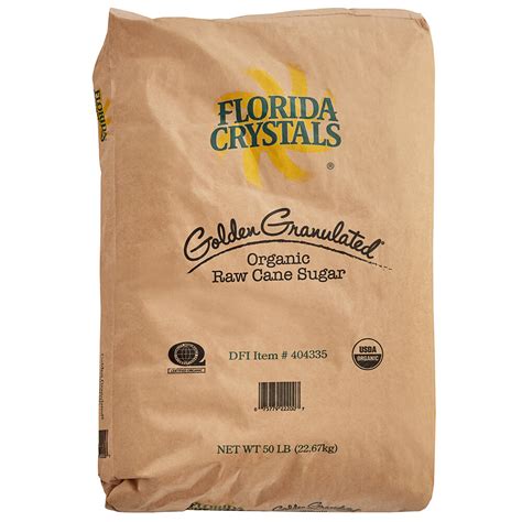 Florida Crystals Organic Cane Sugar (Raw): WebstaurantStore