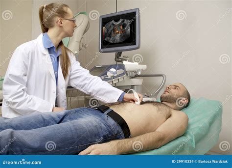 Cardiac Ultrasound Examination Royalty-Free Stock Photo | CartoonDealer ...