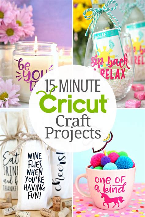 15 Minute Cricut Craft Projects - A fabulous collection of Cricut ...