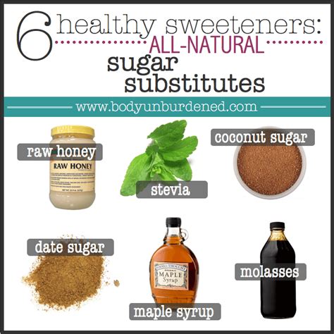 6 healthy sweeteners: All-natural sugar substitutes - Body Unburdened