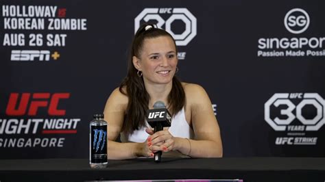 UFC Singapore: How Erin Blanchfield feels about title-shot chances