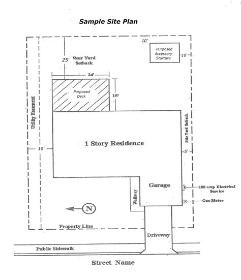 Construction Site Plan Example