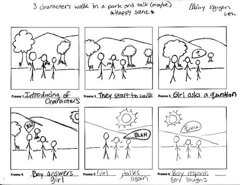 Storyboard | Storyboard examples, Storyboard drawing, Storyboard ideas