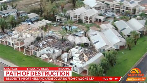 Cyclone Ilsa: Photos of damage emerge after landfall in Western ...