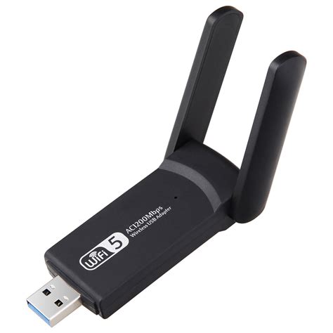 Wireless USB WiFi Adapter 1200Mbps Lan USB Ethernet 2.4G 5G Dual Band ...