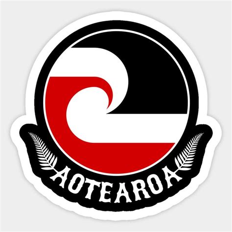 Maori Flag Aotearoa New Zealand Sticker - Perfect Gift for Kiwi Lovers