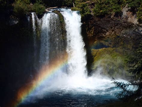 Sahalie Falls.Willamette National Forest, Sisters, McKenzie River, Linn ...