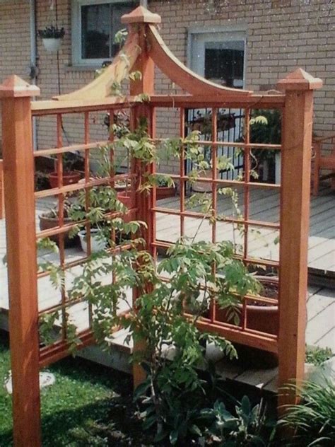 Corner trellis to hold a Wisteria plant | Wisteria pergola, Outdoor ...