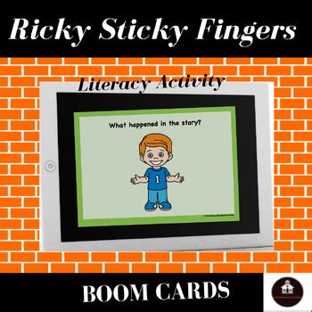 BOOM CARD: Ricky Sticky Fingers - Literacy Activity by Schoolhouse ...