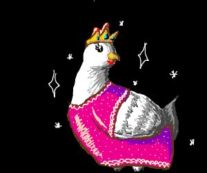 Sparkly Chicken Princess - Drawception