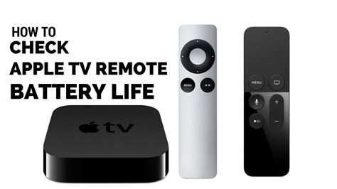 How to Check Apple TV Remote Battery Life - Apple TV Hacks