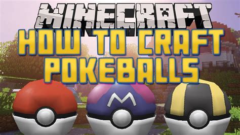 How To Make A Pokeball In Minecraft Pixelmon