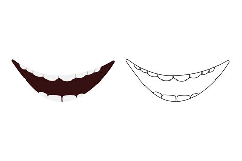 Mouth Smile Bundle Vector Graphic by purpleleafstudioo · Creative Fabrica