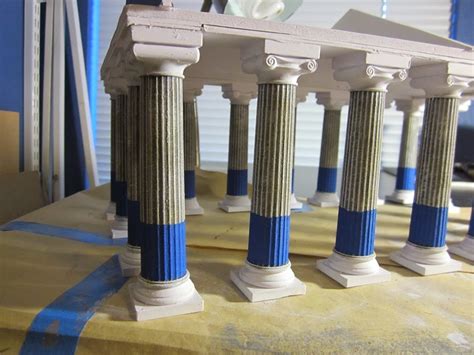 Tides of War: Paint Bench: Building a set of 28mm Greek Temples All ...