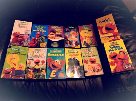 Sesame Street Vhs Lot 4