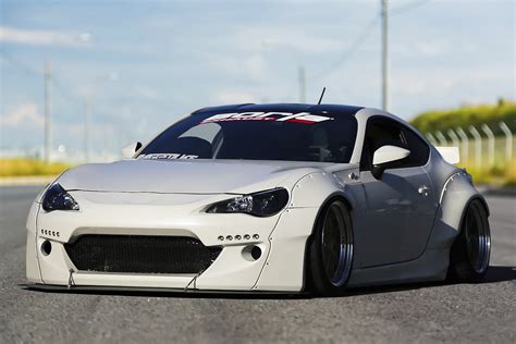 White coupe, Subaru BRZ, GT86, Scion FR-S, Rocket Bunny HD wallpaper ...