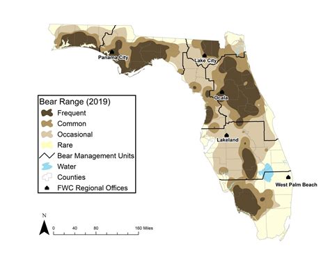 New Florida Black Bear Range Map