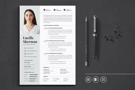 60+ Best InDesign Resume Templates (+ Free CV Templates) 2025 - Theme ...