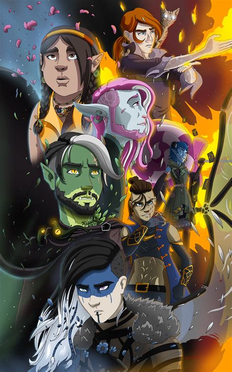 Critical Role Mighty Nein Phone Wallpaper