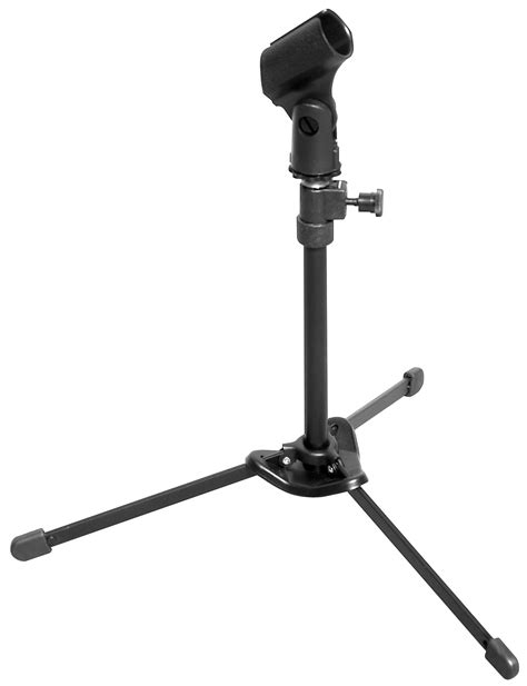 Nu-Era Lightweight Tabletop and Kick Drum Mic Stand Mic Stand with Mic ...