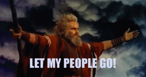 Moses The10commandments GIF - Moses The10Commandments Let My People Go ...