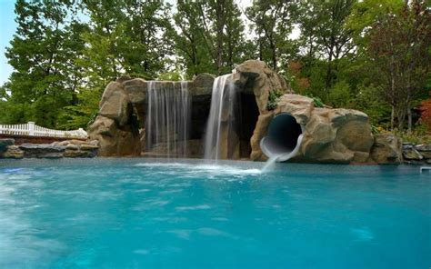 Custom Portable Pool Slides & Fiberglass Residential Water Slide