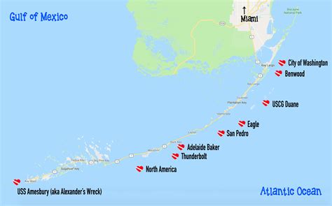 Printable Map Of The Florida Keys