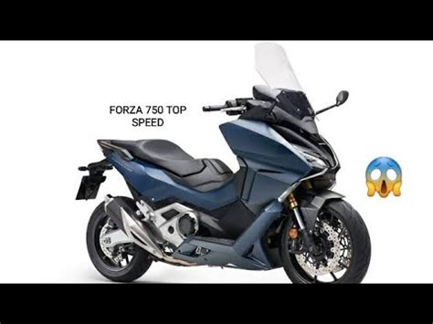 HONDA FORZA 750 TOP SPEED #honda #hondaforza750 #forza #forza750 - YouTube