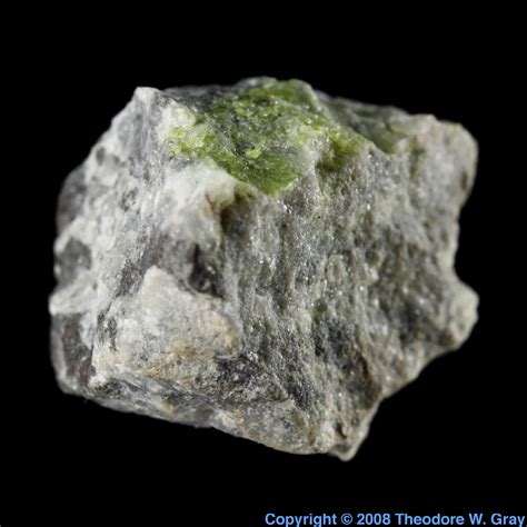 Sample of the element Mercury in the Periodic Table