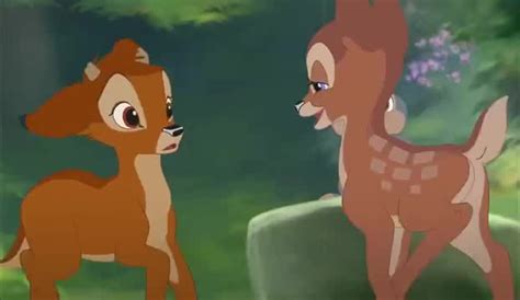 Bambi and Faline kiss - Coub