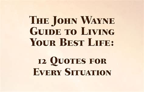 The John Wayne Guide to Living Your Best Life - The Bradford Exchange