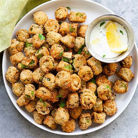 Crispy Fried Okra (Easy Recipe with Cornmeal!) - Rasa Malaysia