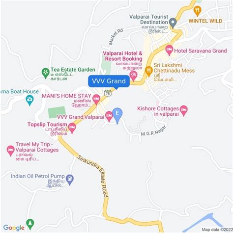 Valparai Map