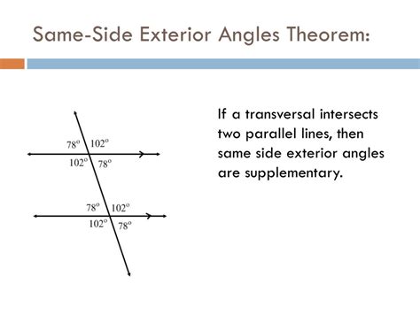 Converse Of Same Side Interior Angles Theorem Proof | Review Home Decor