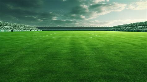 Green Artificial Grass Turf Soccer Football Field